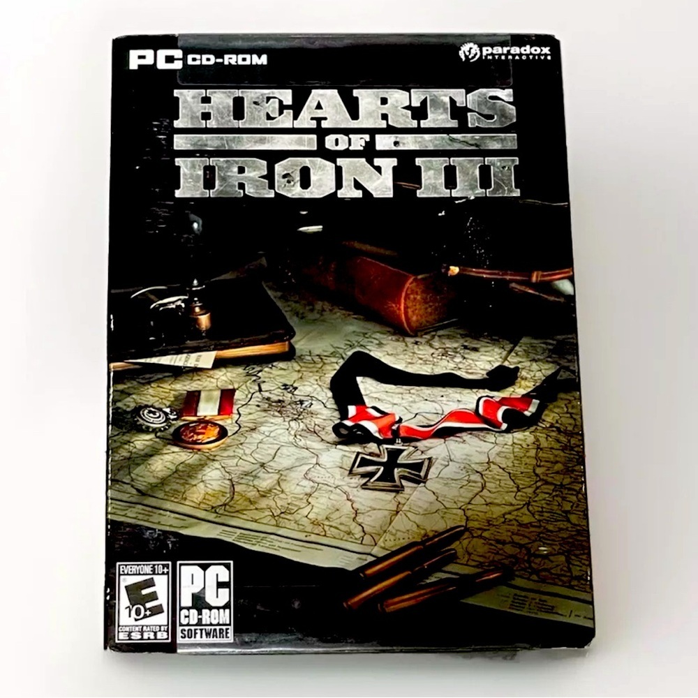 Hearts of Iron 3 III (PC, 2009) CIB Complete -New Sealed, Paradox Interactive